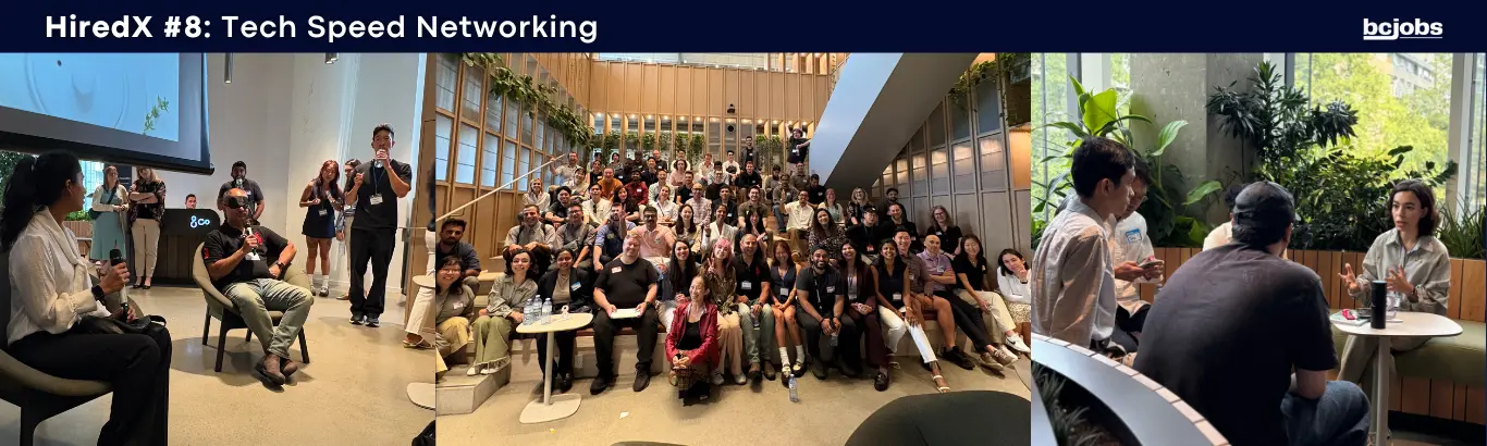 HireX online event banner for BCJobs